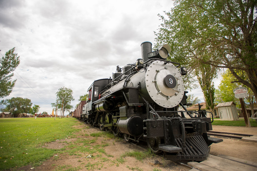 steam engine 9 at laws railroad museum