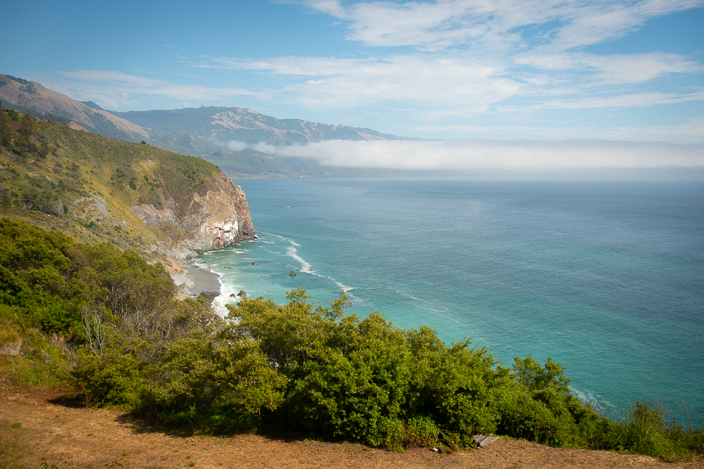 view from lucia lodge in big sur